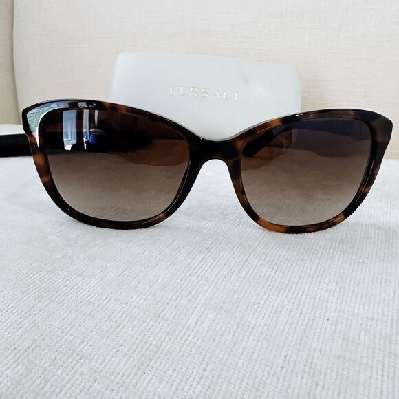Versace Accessories - Versace 4293B Brown Tortoise Sunglasses for Women